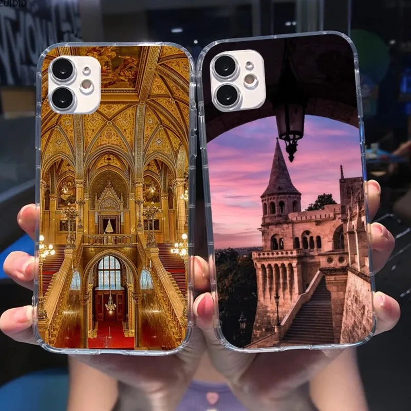 Чехол для телефона Венгрия Будапешт для iPhone 14 13 12 11 XS X 8 7 6 Plus Mini Pro Max SE 2022 Прозрачный чехол для телефона