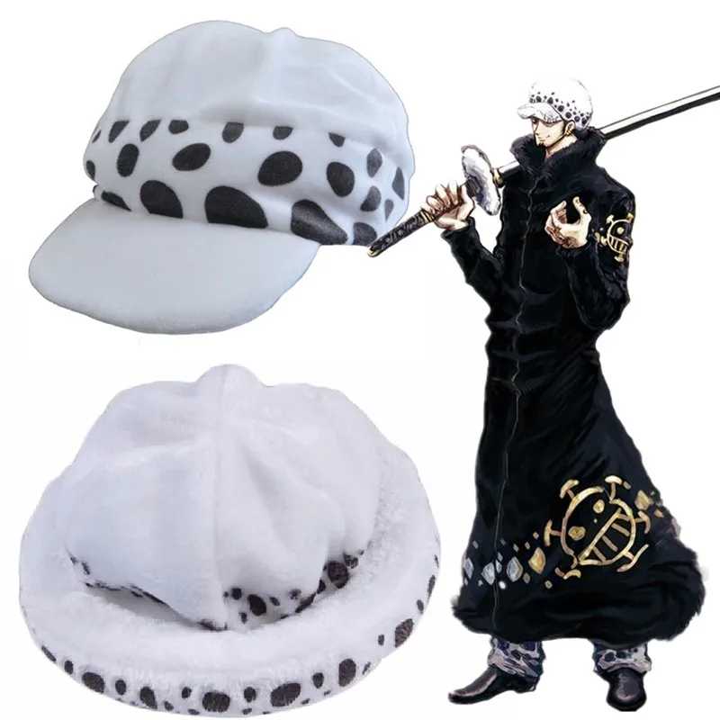 

Anime Trafalgar Law Cosplay Kostuum Death Hoed Chirurg Twee Jaar Later Winter Cap