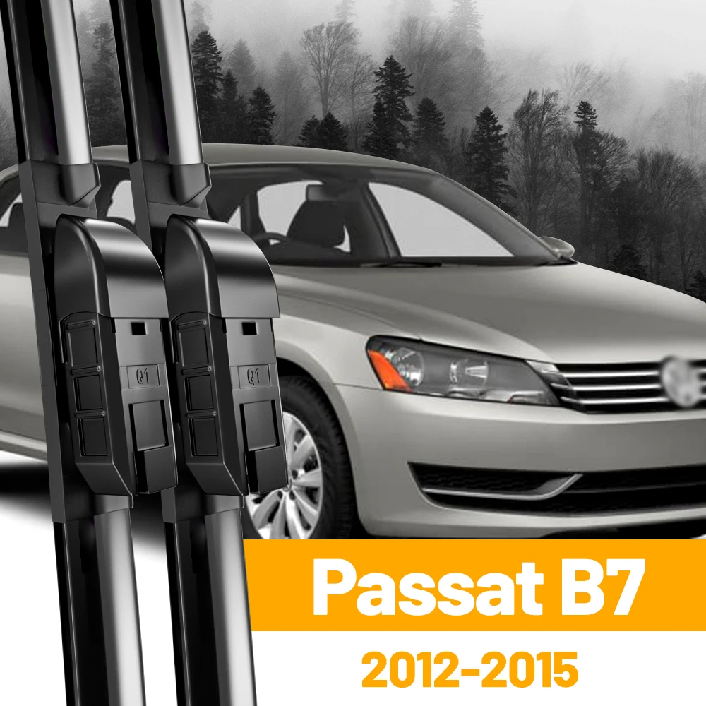 

Щетки Стеклоочистителя Для VW Passat B7 (2012-2015), Бескаркасные, Из Натурального Каучука, Черные