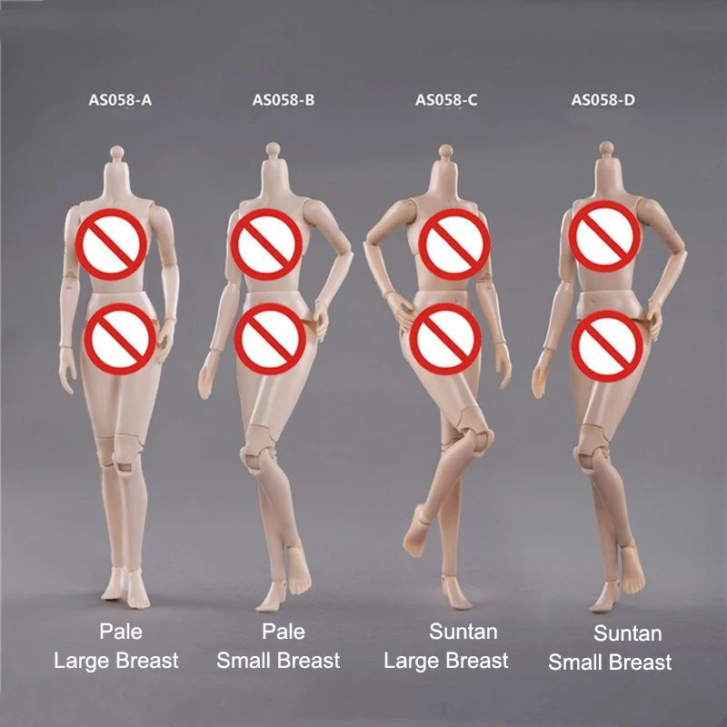 ASTOYS AS058 1/6 супер гибкая Женская шарнирная фигурка бледного/солнечного цвета большой/маленький бюст девушка экшн-фигурка кукла