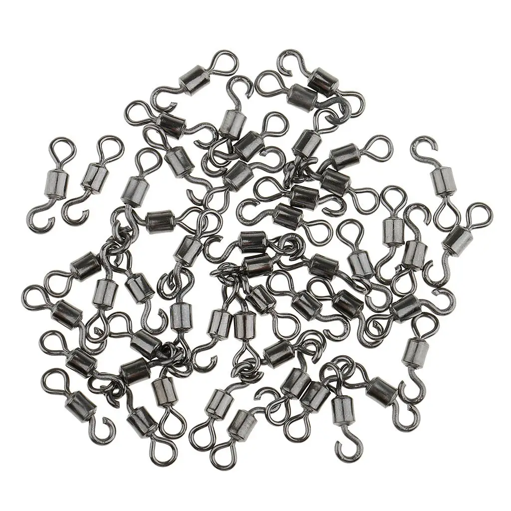 

50 шт шариковый подшипник Q-образной искусственной кожи, быстроразъемные крючки