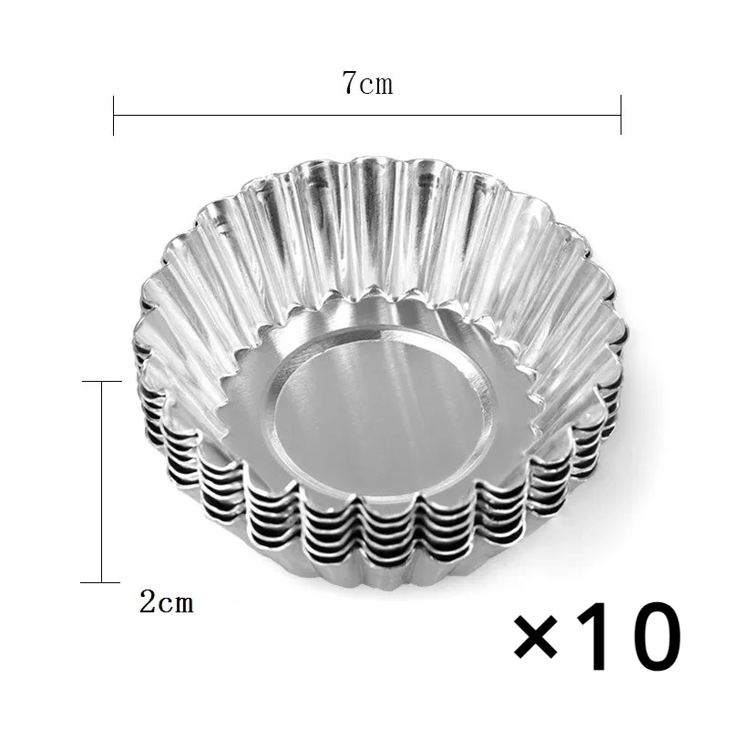 

Формы для яичных пирогов из алюминия, 10 штук