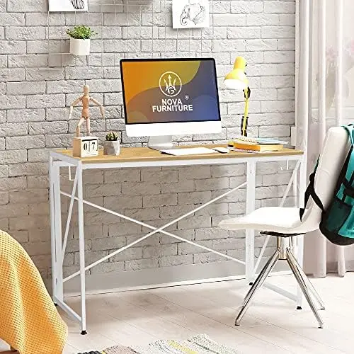 

Group Folding Home Office Computer Desk, Portable Multifunction Study Writing Laptop Table for Urban Small Space Apartment, Spac