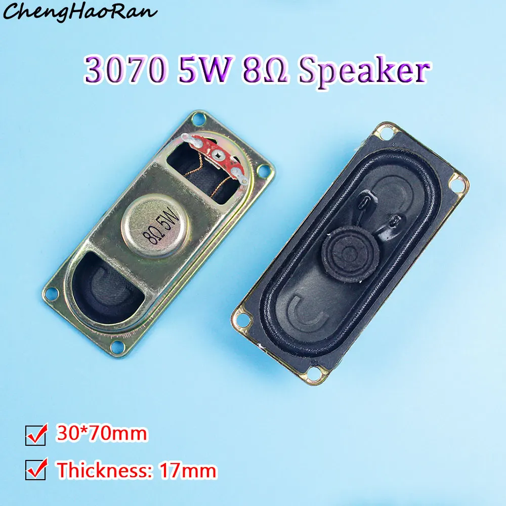 1 шт. электронный динамик 5 Вт 8R звуковой ЖК-монитор/ТВ 3070 громкие динамики 8 Ом 30*70