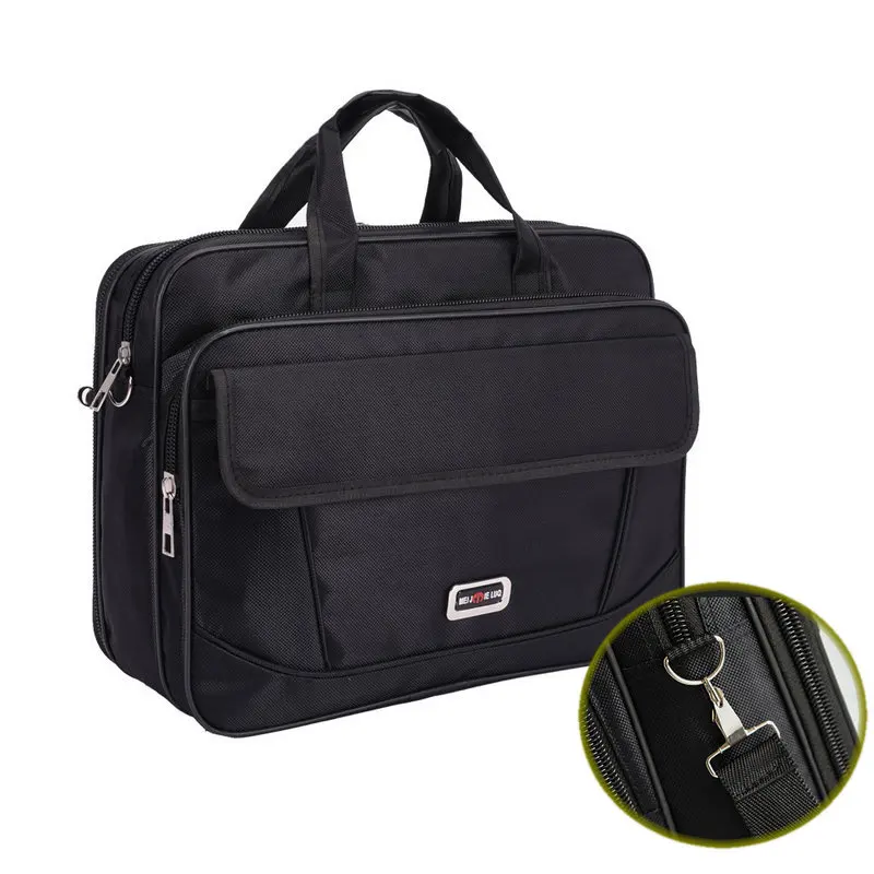 Men's Waterproof Briefcase Men Bags Hand-held Nylon Laptop Bag Travel Suitcase Men Large Capacity Messenger Shoulder Bags