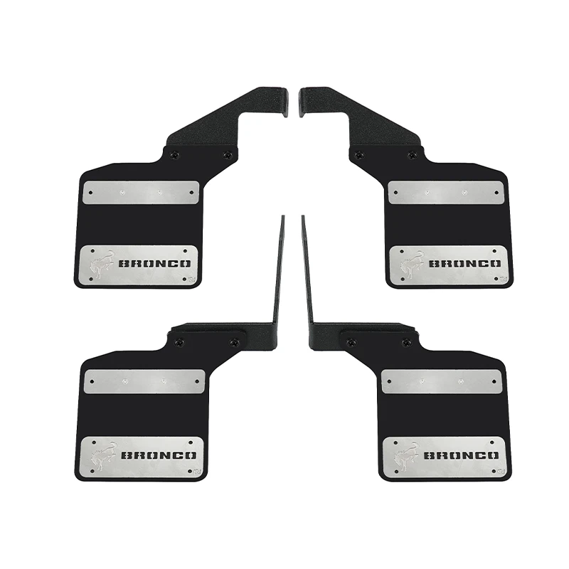 

Metal Rubber Front and Rear Fenders Mud Flaps for Traxxas TRX4 2021 Ford Bronco 1/10 RC Crawler Car Upgrade Parts