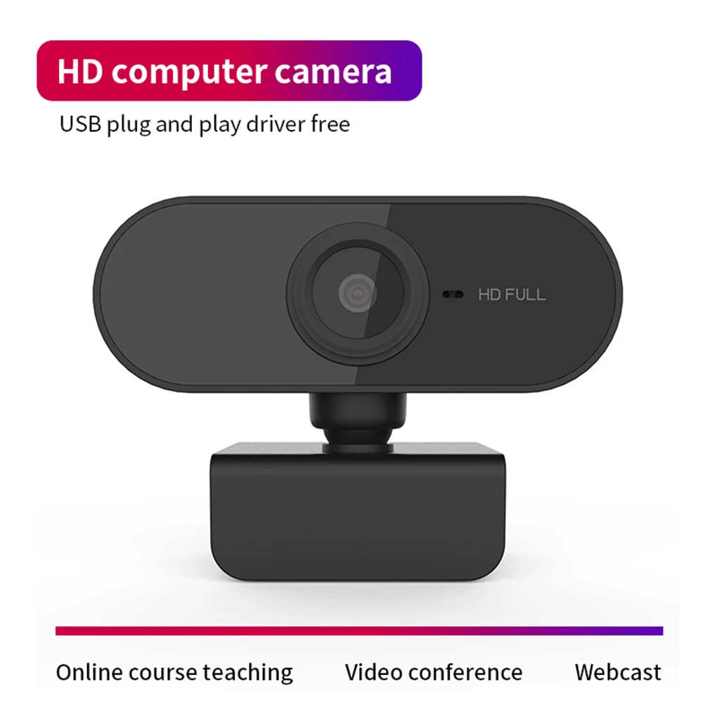 

Веб-камера для компьютера, HD 1080P, с микрофоном