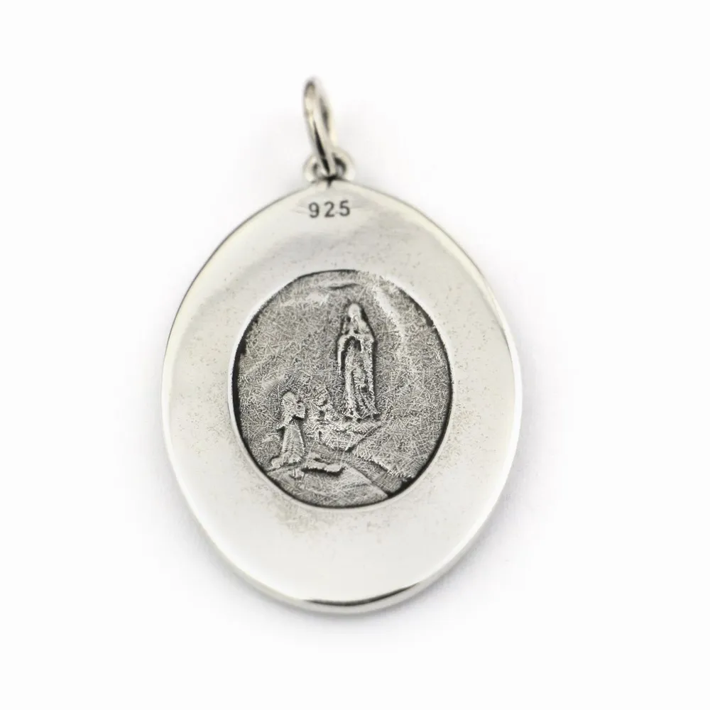 Подвеска из стерлингового серебра 925 пробы Девы Мадонны TA96