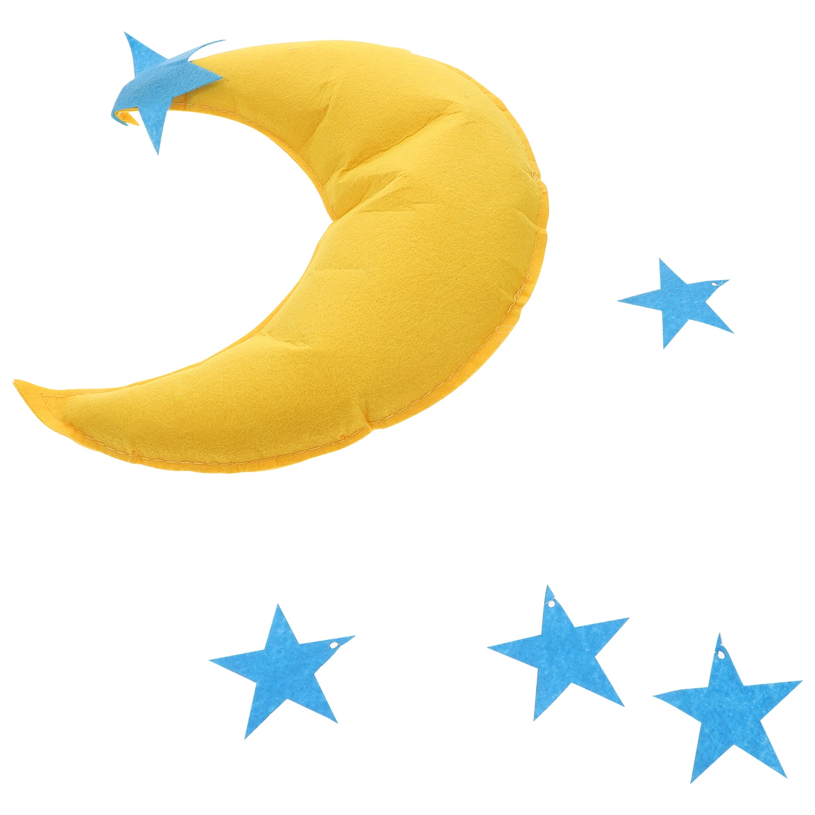 

Hanging Star Baby Decor Crib Nursery Pendant Decoration Mobile Ceiling Moon Wall Felt Room 3D Decorations Hangings Party Cloud