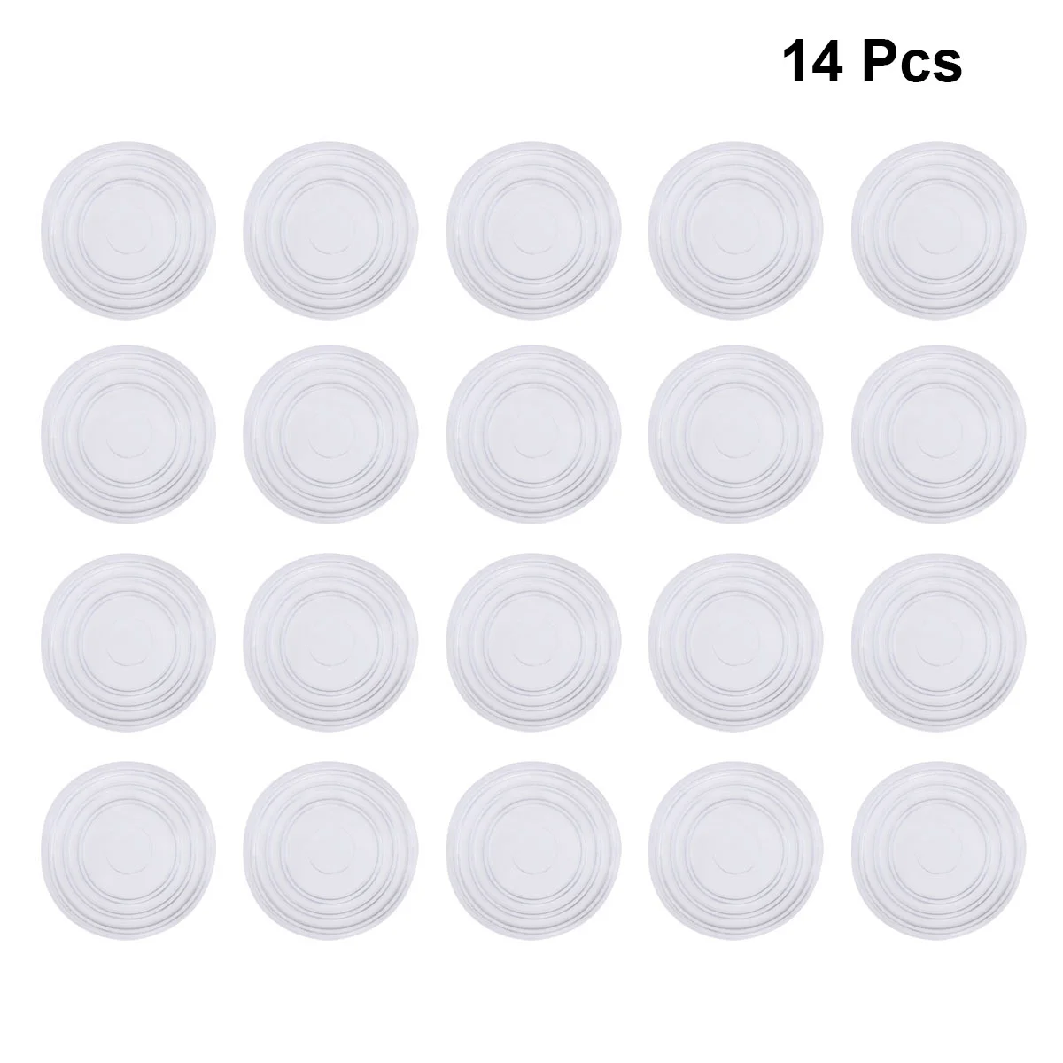 

18 Furniture Bumpers Round Glass Table Pads Clear Adhesive Bumper Pads Round Shape Non Grip Pads Glass TableRubber Feet Buffer