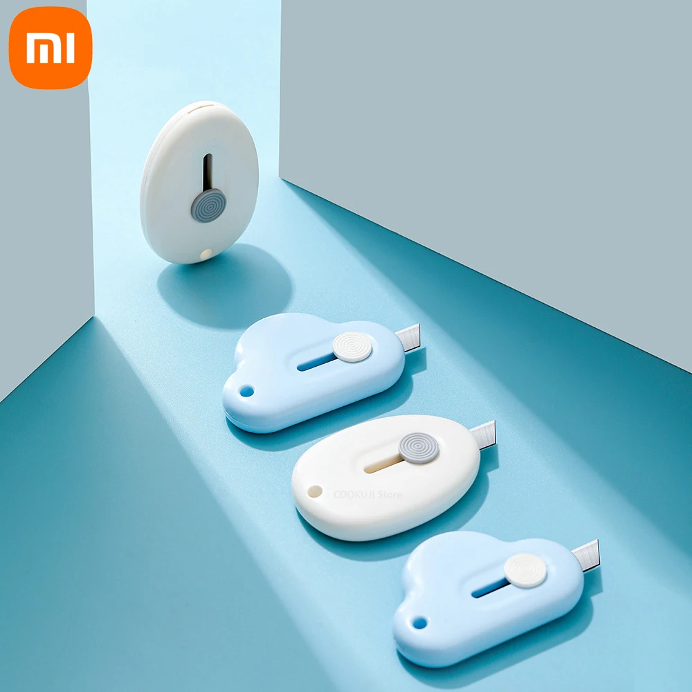 

Xiaomi Utility Knife Portable Pocket Box Cutter Retractable Paper Blade Office School Stationery Express Unpacking Artifact