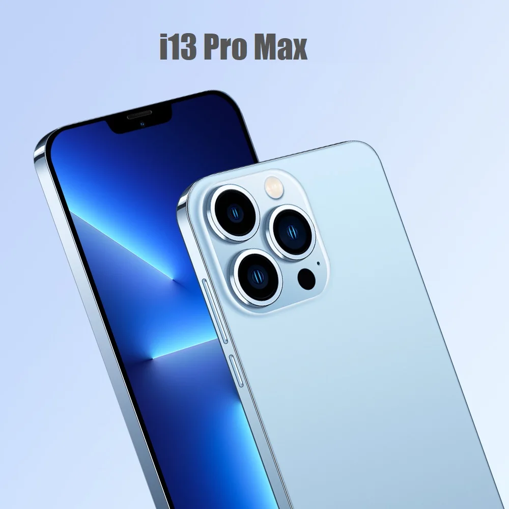 

2022 I13Pro Max 6.7 Inch Smartphone 5G Face Recognition Walkie Talkie 2GB 16GB 32G 10 Core Mobilephone Android 11 Cellphone