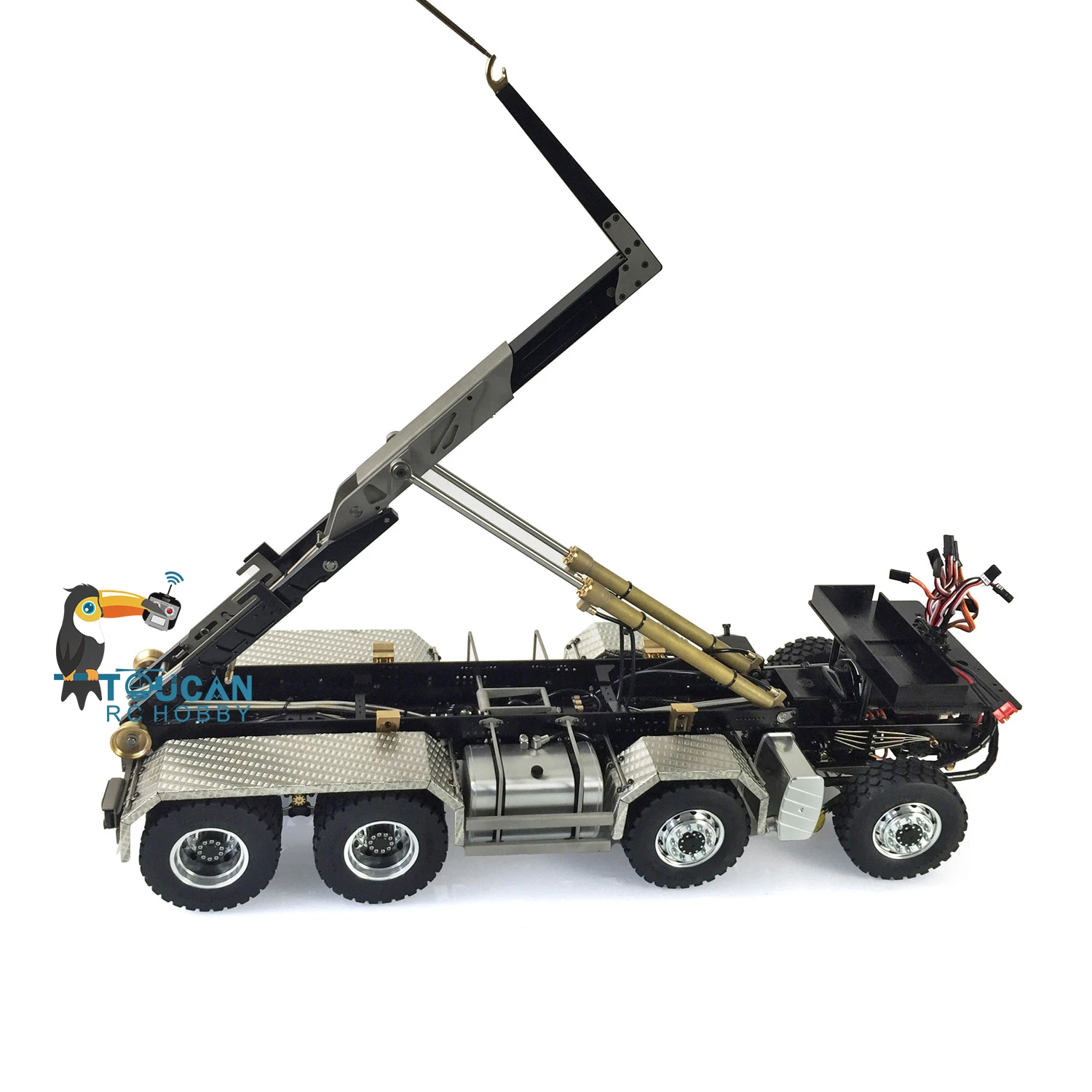 LESU 1/14 8*8 MAN TGS RC самосвал On/Off Грузовик металлическая гидравлическая подъемная