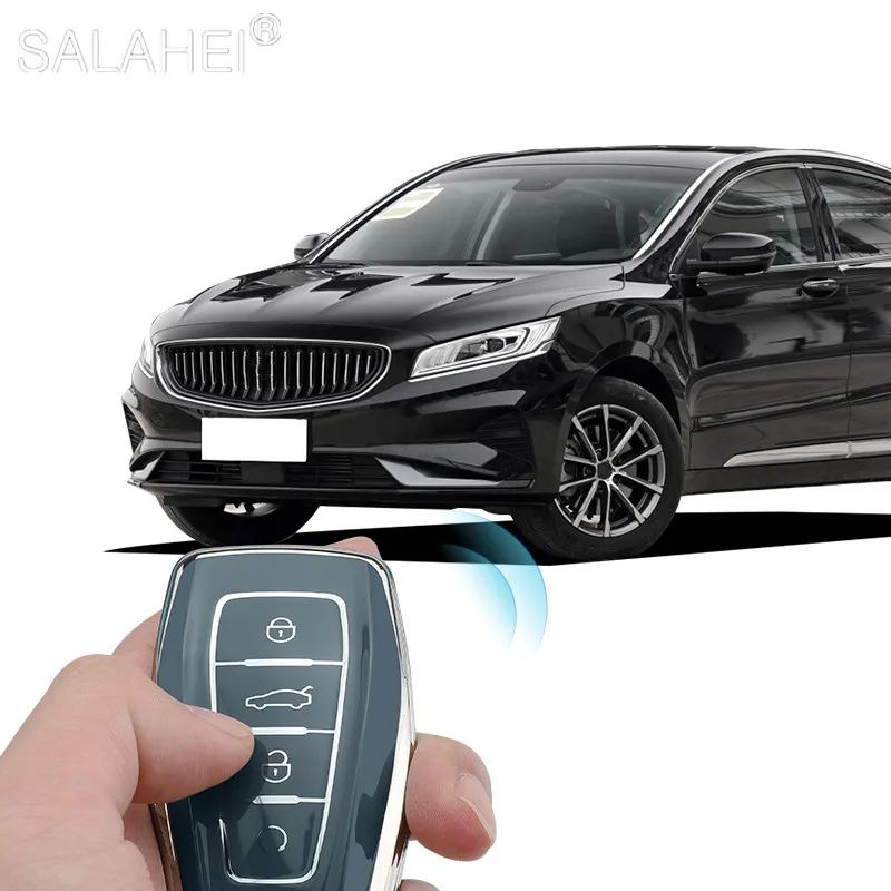Чехол для автомобильного ключа из ТПУ чехол ключей Geely Azkarra FY11 Coolray Atlas Boyue NL3 Emgrand X7