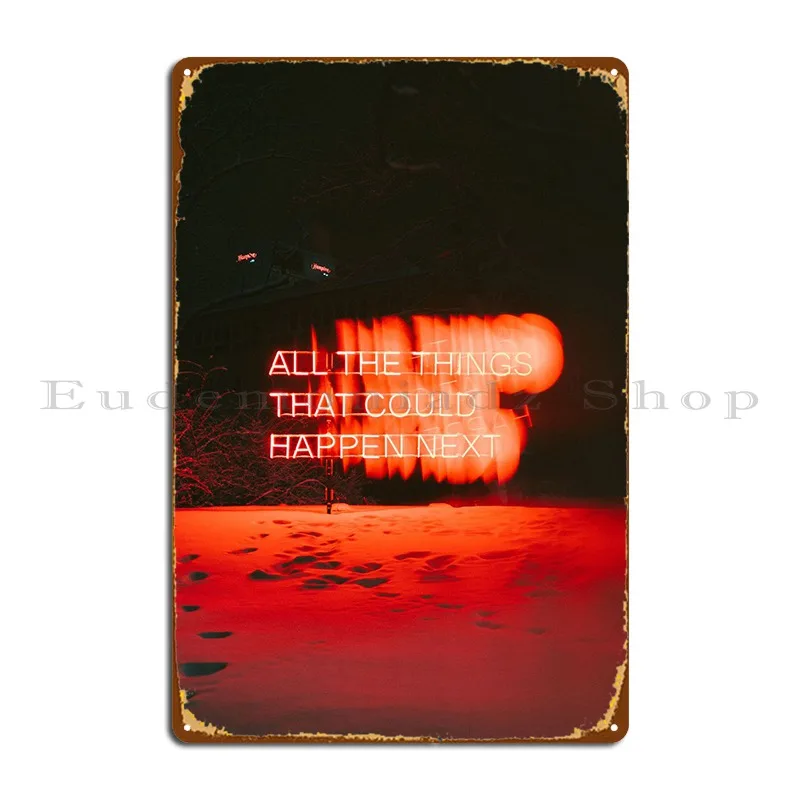 Металлический плакат Nightwalk шириной 4 дюйма, Настенный декор для гаража, паба, клуба на заказ, жестяной плакат Металлический плакат Nightwalk шириной 4 дюйма, Настенный декор для гаража, паба, клуба на заказ, жестяной плакат