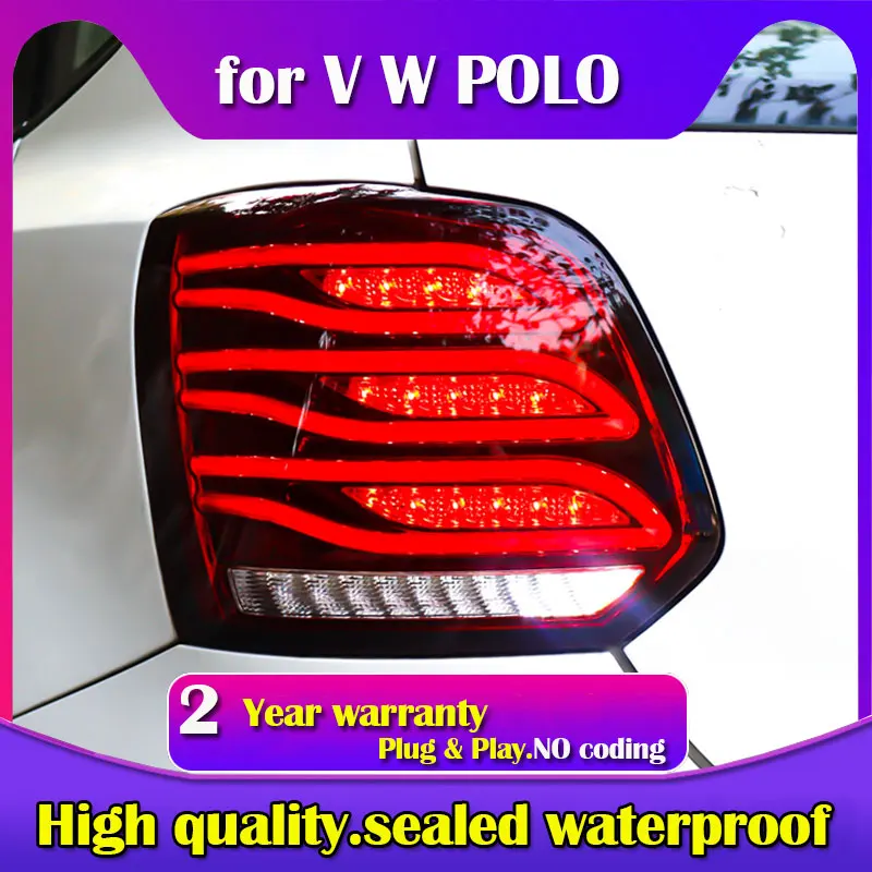 

Задний светодиодный фонарь Polo 2009-2017, задний фонарь Polo, Светодиодные ДХО, динамический сигнал, тормоз, задний фонарь, автомобильные аксессуар...