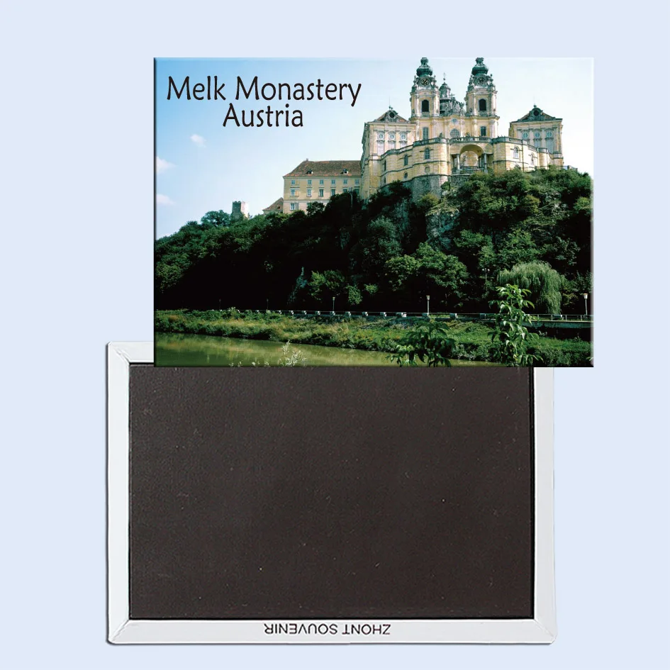 

Melk Monastery, Austria,Magnetic Refrigerator Affixed With Tourist Souvenirs Home Accessories24844