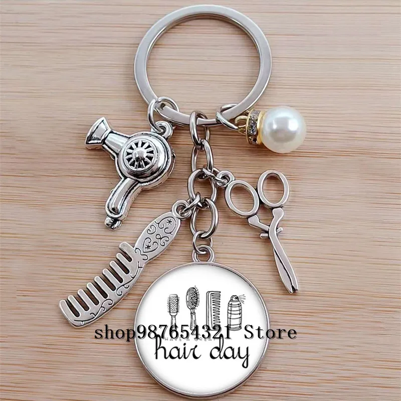 Новинка модная прическа подарок брелок Ретро ювелирные изделия