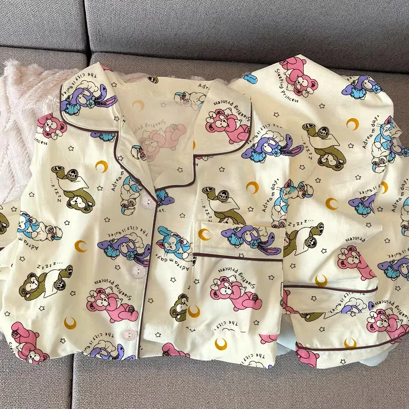 Disney Autumn Star Dailu милые удобные теплые пижамы с длинными рукавами женские кардиганы