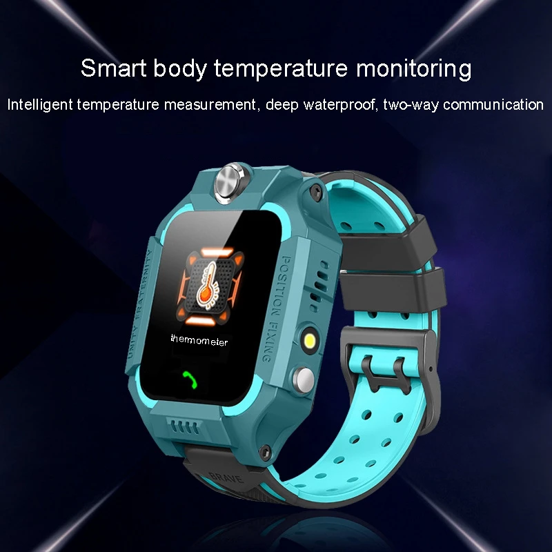 

Детские Смарт-часы с экраном IP67 и измерением температуры тела