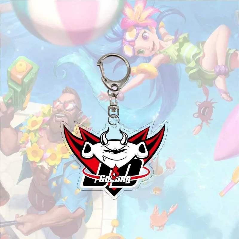 League of Legends Популярная игровая периферийная команда BLG T1 EDG RNG FPX IG Брелок для