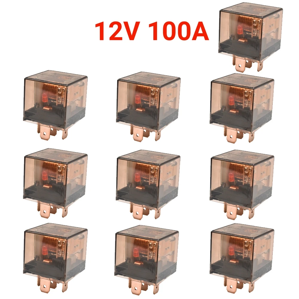 

Водонепроницаемое автомобильное реле 12 В/24 В постоянного тока 80 А 100 А 5 контактов SPDT автомобильное реле управления переключателем Автомобильное Реле высокой емкости Реле Переключения