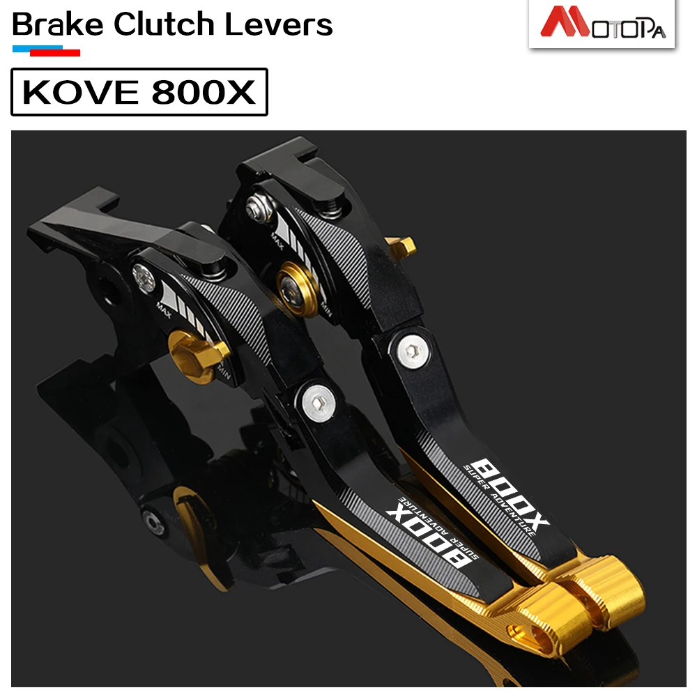 

Для мотоцикла KOVE 800X 800x pro 2023-2025 MOTOPA KOVE 800X Регулируемая ручка с ЧПУ 5D алюминиевого тормозного рычага сцепления