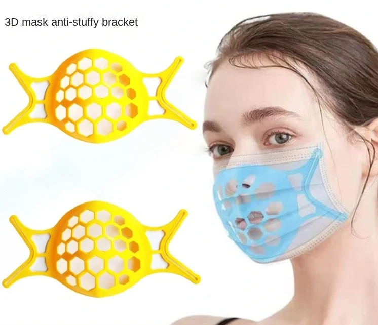 

10PCS Silicone Face Mask Bracket,Improved Breathability Cup for a Lipstick Protective,Compatible Most Masks,Washable Mask Holder