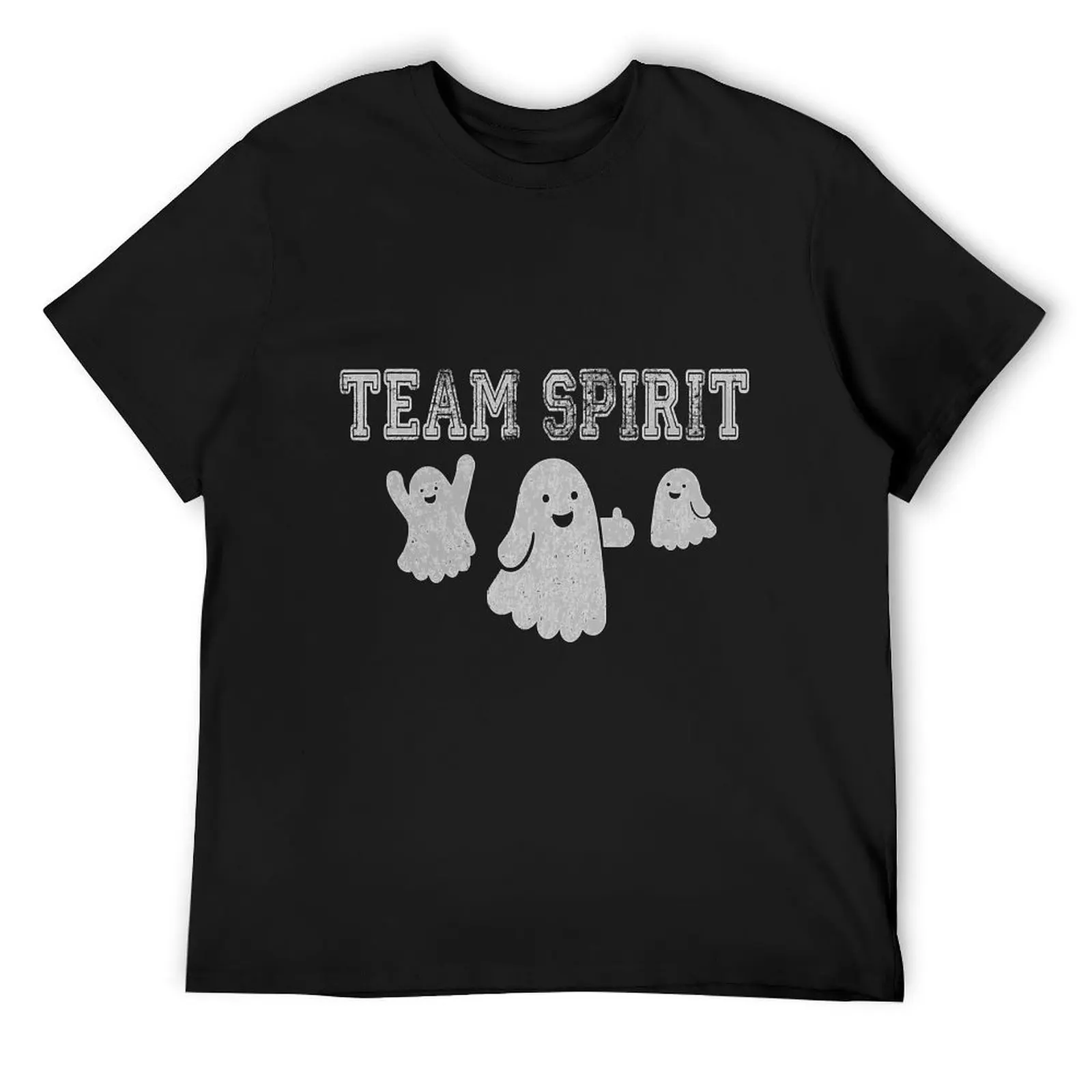 Футболка Cute Ghosts Team Spirit Halloween Boo винтажные футболки дешевые вещи футболка большого