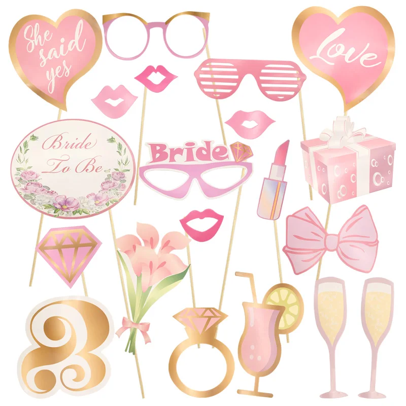 

21Pcs Card Stock Photo Props for Photo Studio Wedding Party Wedding Decorations and Other Team Photo Props