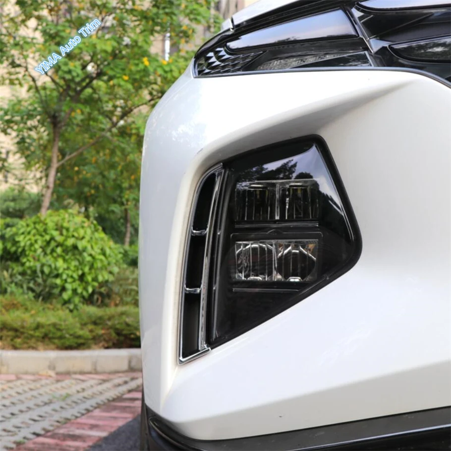 Передний бампер противотуманный/фонарь крышка лампы отделка углеродное волокно