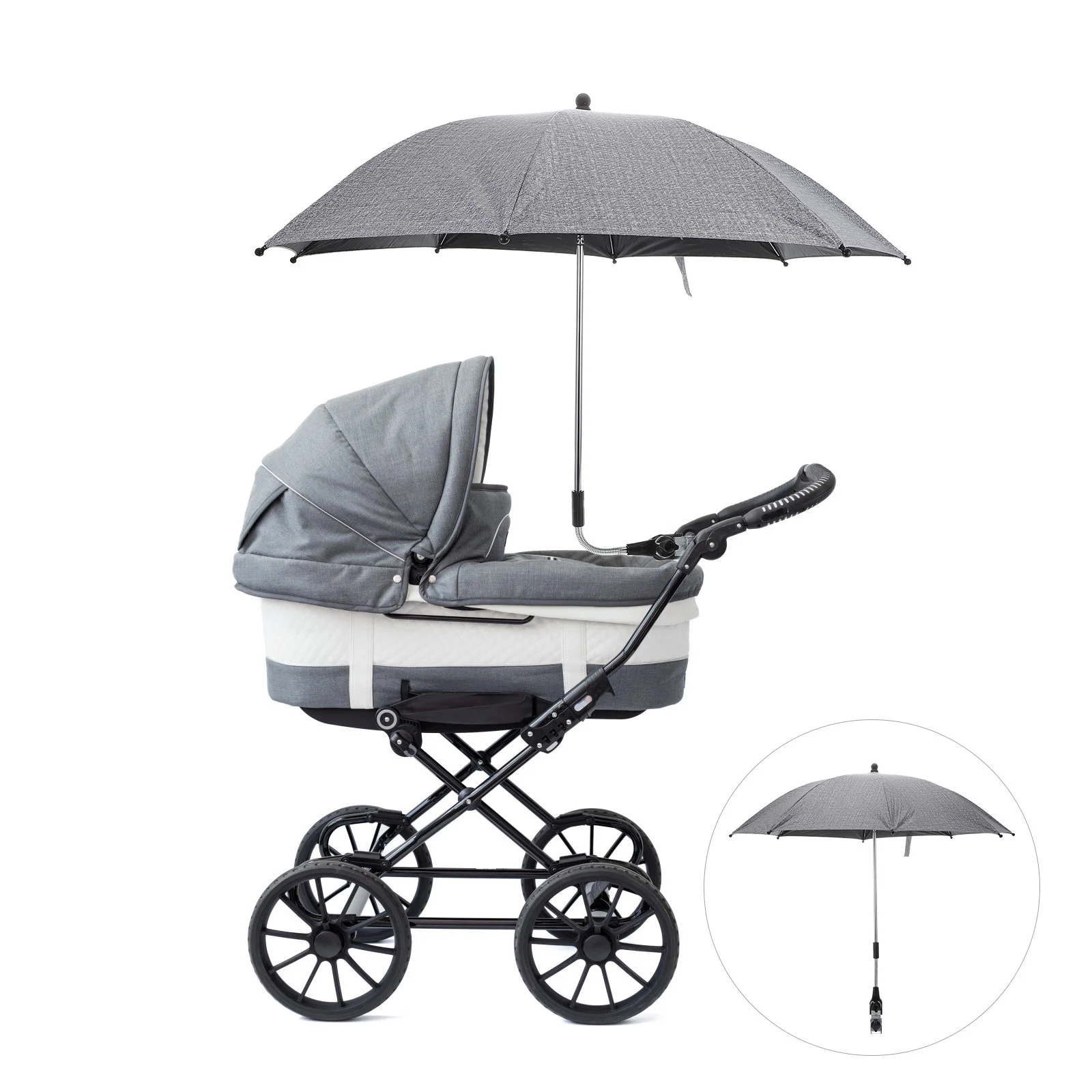 

Universal Clip Baby Buggy Parasol Stroller Umbrella Outdoor Newborn Prom Infant