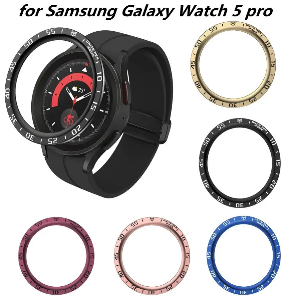 

For Samsung Galaxy Watch 5 Pro Metal Ring Case 40mm/44mm Smartwatch Protect Cover Ring Accessories For Galaxy Watch 5 Pro