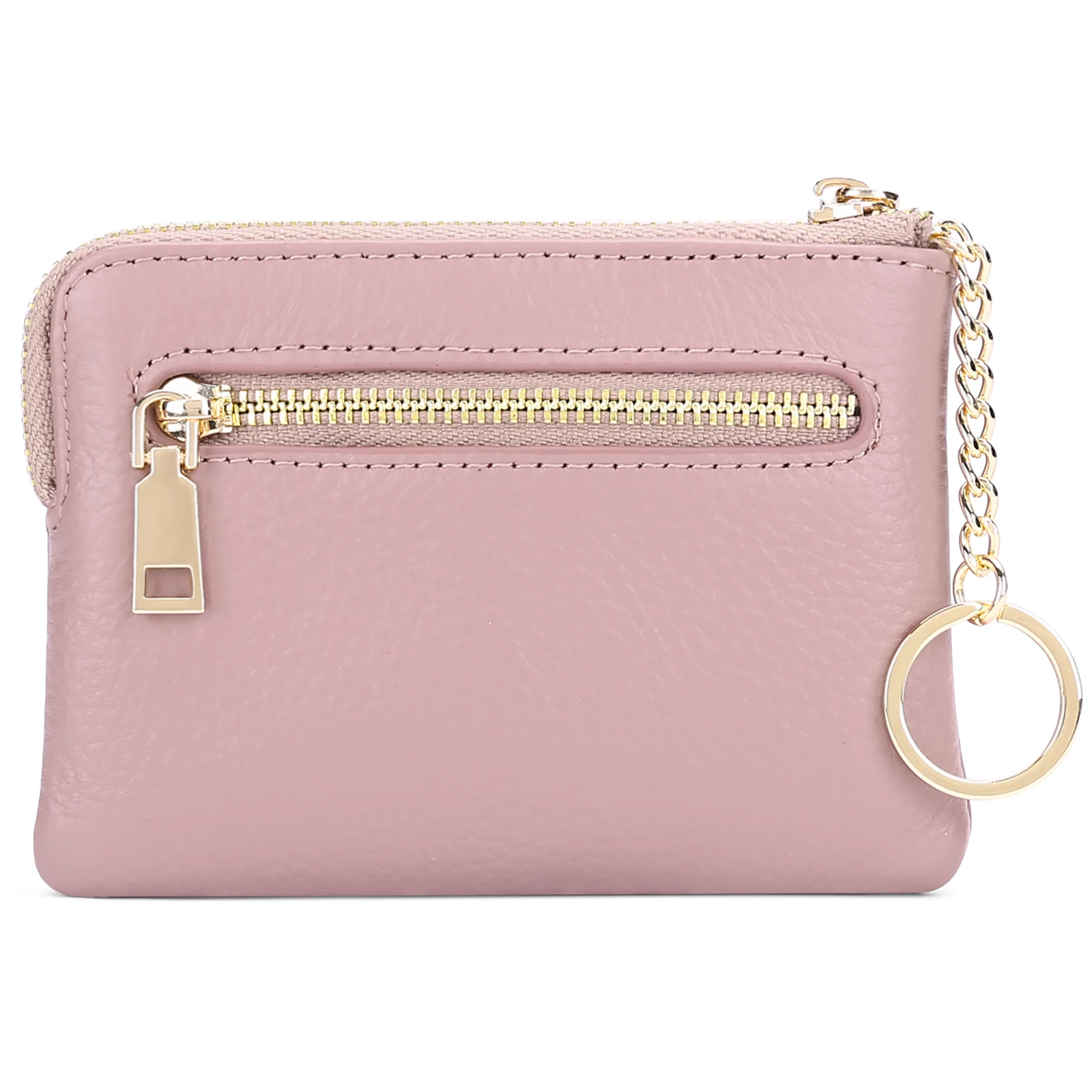 Women's Coin Purse Mini Wallet Key Storage Bag Leather Small Zipper Wallet Ladies Trendy Card Cash Holder Dollars Pocket