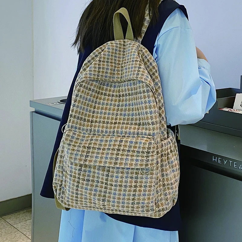 

2022 Fashion Women's Backpack Female Student Solid Color School Bag Large Capacity Travel Rucksack New Ladies Anti Theft Mochila