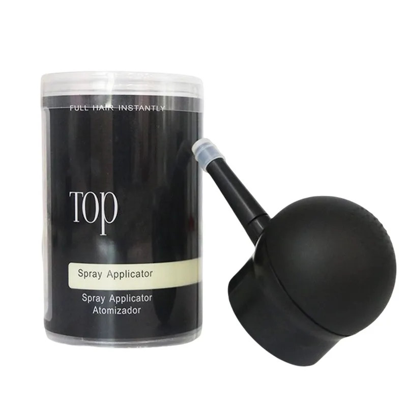 Portable Hair Building Fiber Powder Spray Applicator Extension Nozzle Pump For Hair Loss Hair Fiber Sprinkler Nozzle