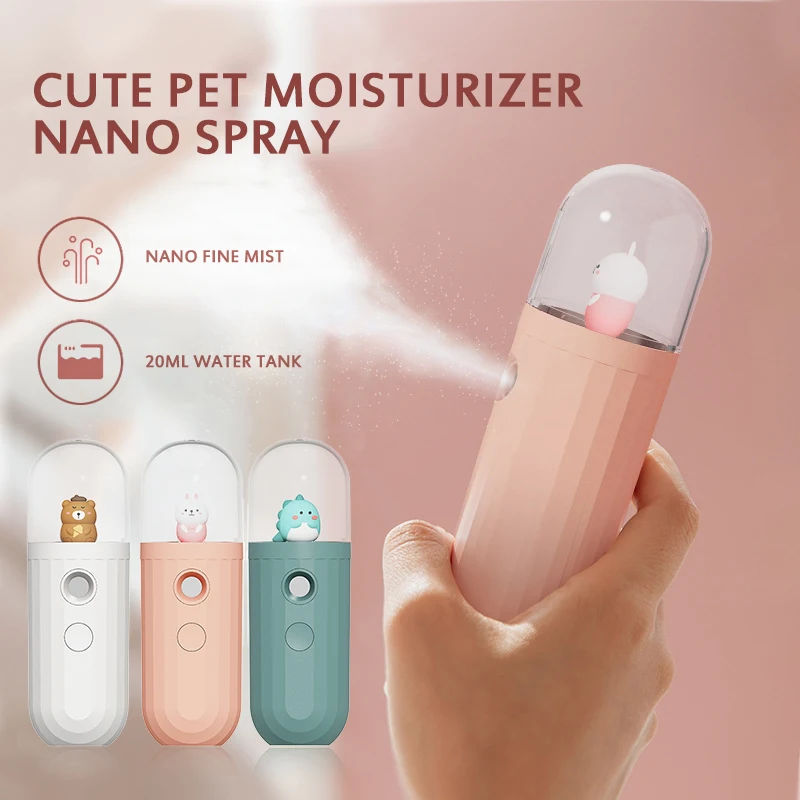 

Portable Air Humidifier Facial Beauty Spray USB Rechargeable Humidifiers Mist Maker Mini Steamed Face Humidifier Humidificador