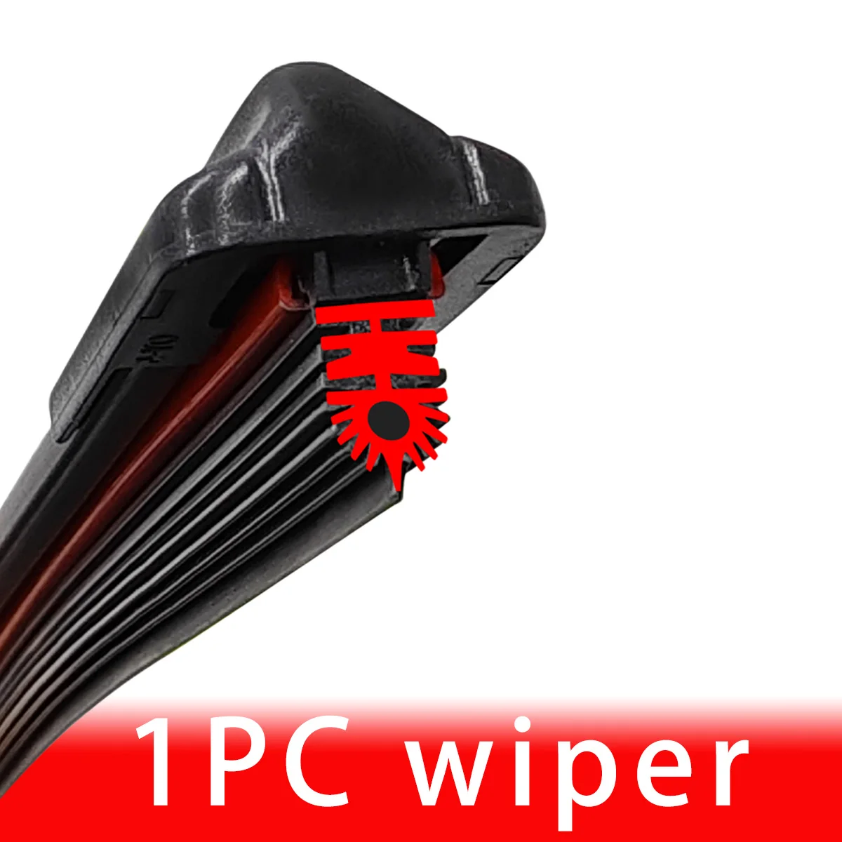 

Универсальный J/U-образный Автомобильный Дворник, 11-слойная Резиновая Щетка, 14-28 Дюймов