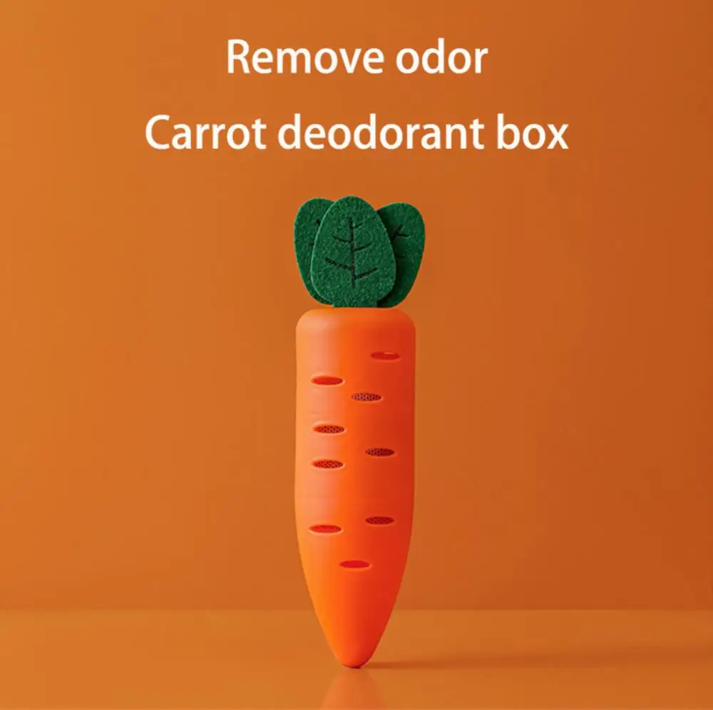 

Bamboo Charcoal Bag New Air Freshener Carrot-shaped Refrigerator Deodorant Box Wardrobe Bathroom To Remove Odor Activated Carbon