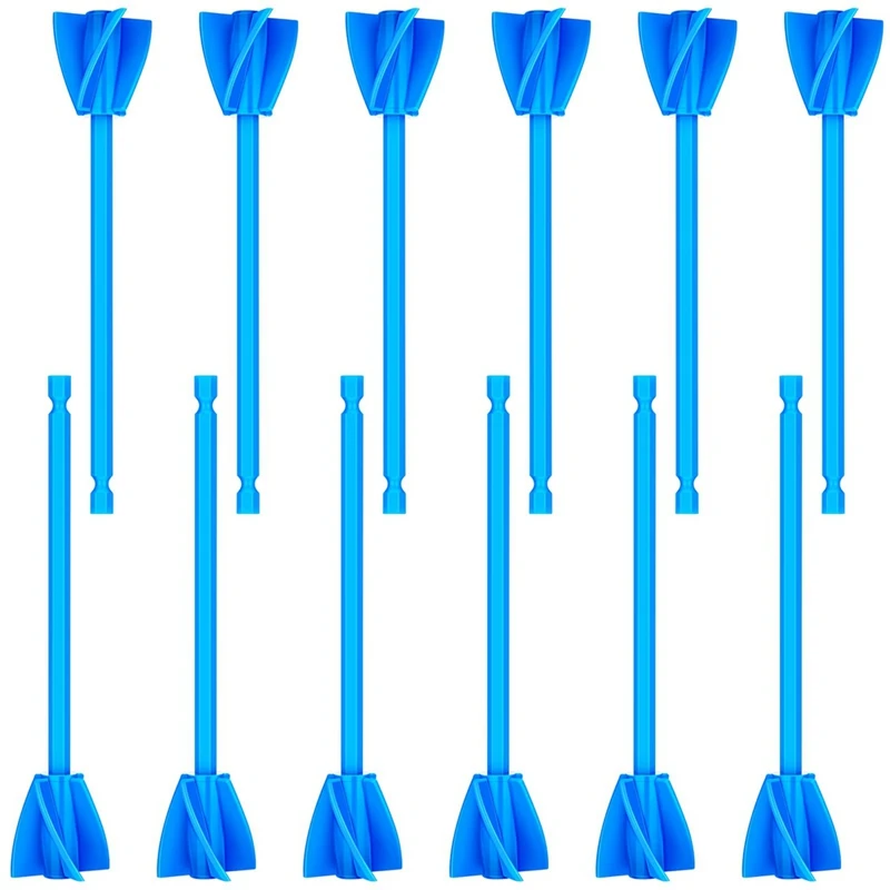 

12 Pieces Epoxy Mixer Attachment Paint Stirrers Drill Attachment For Drill Helix Paint Mixer