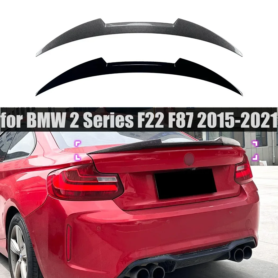 Задние спойлеры на крышку багажника автомобиля крылья в стиле M4 для BMW 2 серии F22 F87
