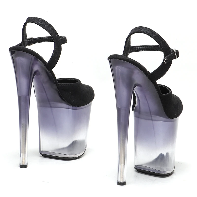 Leecabe 20CM/8inch Sexy Exotic Pole Dance Stripper young trend fashion color pole dance sandal  shoes