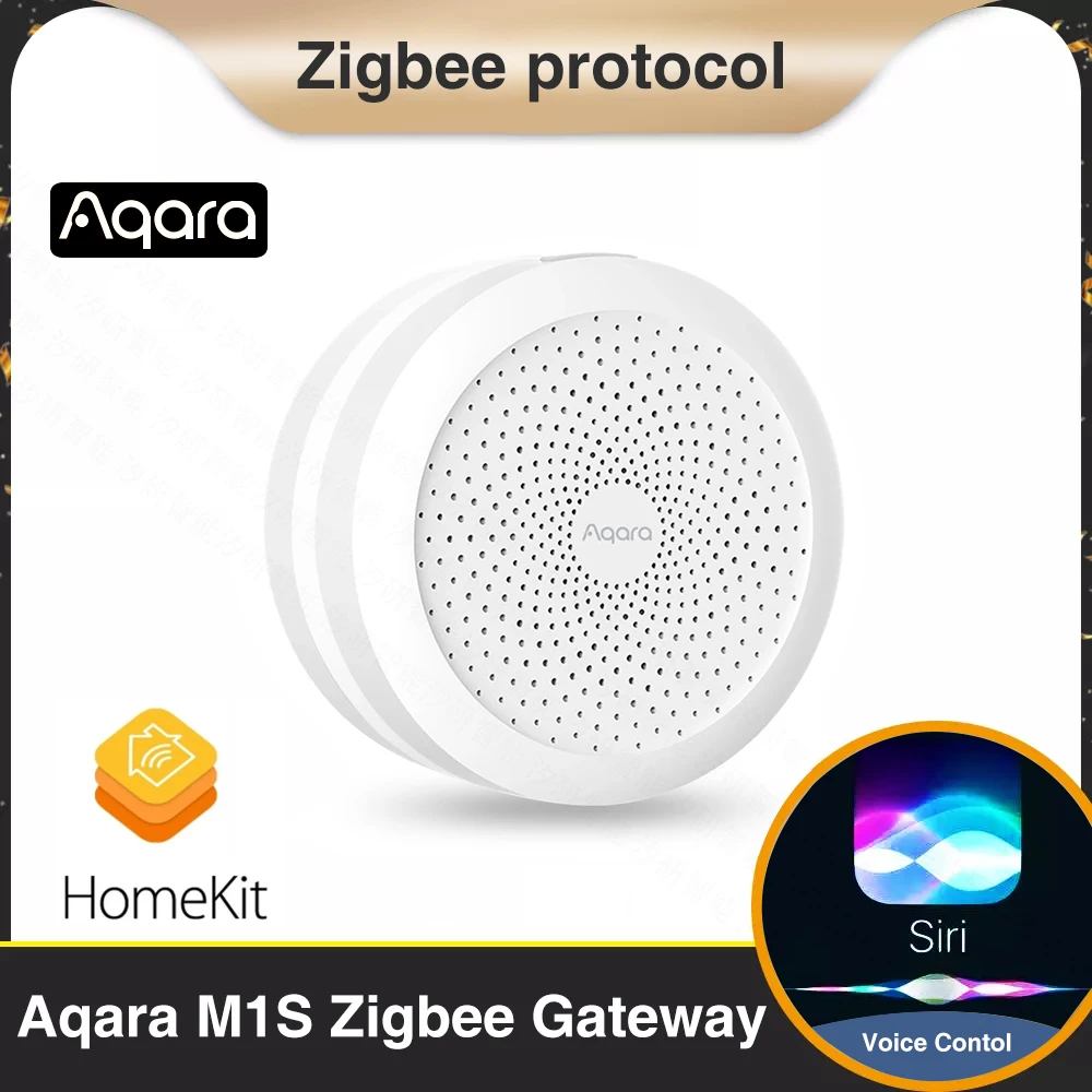 

Aqara M1S Gateway Zigbee3.0 Hub Smart Home Center Smart Home work mihome APP FOR Apple Homekit Siri Control NEW 100% Original