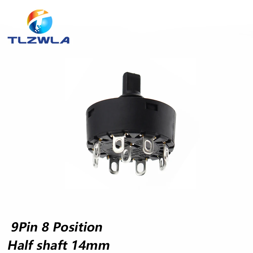 Поворотный переключатель TLZWLA 6A  медный