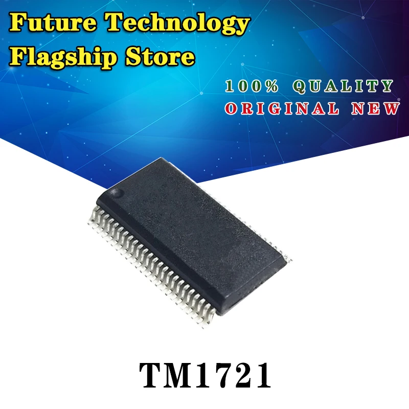 

Controlador de pantalla de cristal líquido, nuevo y Original HT1621B TM1621B TM1721 1727, parche SSOP48, IC LCD, Chip controlado