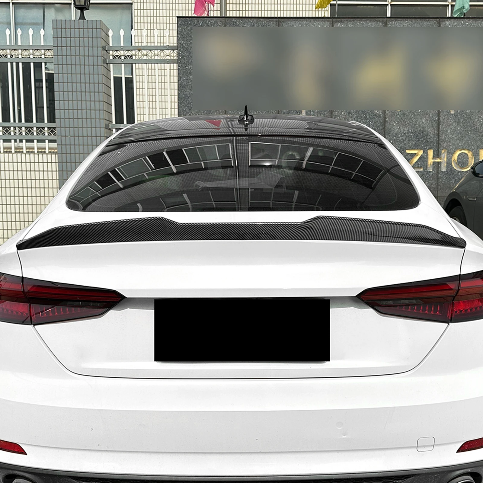 Заднее крыло спойлер багажника сплиттер губа стиль PSM для Audi A5 F5 4-дверная