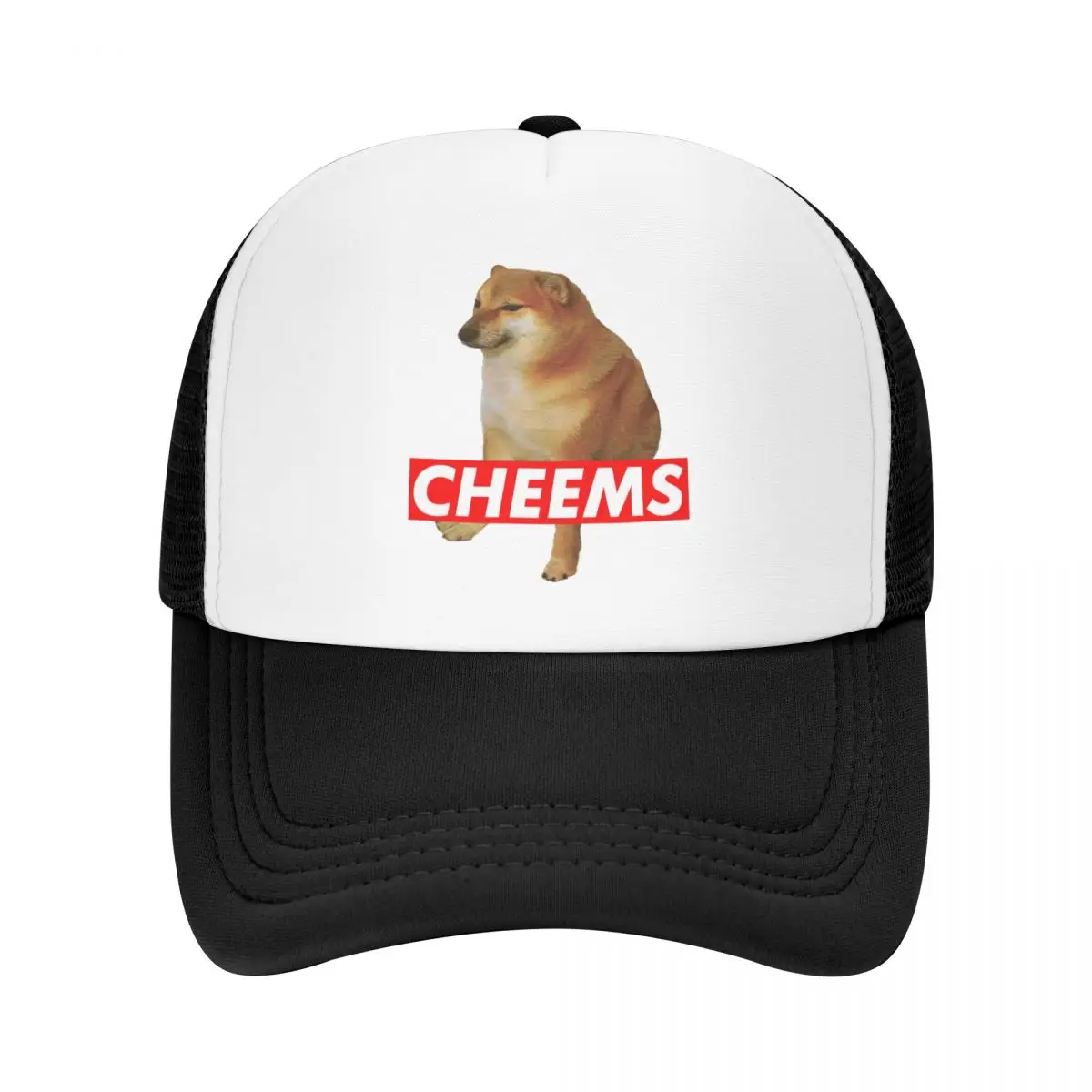 

Fashion Cheems Doge Baseball Cap Men Women Adjustable Shiba Inu Dog Trucker Hat Performance Summer Hats Snapback Caps