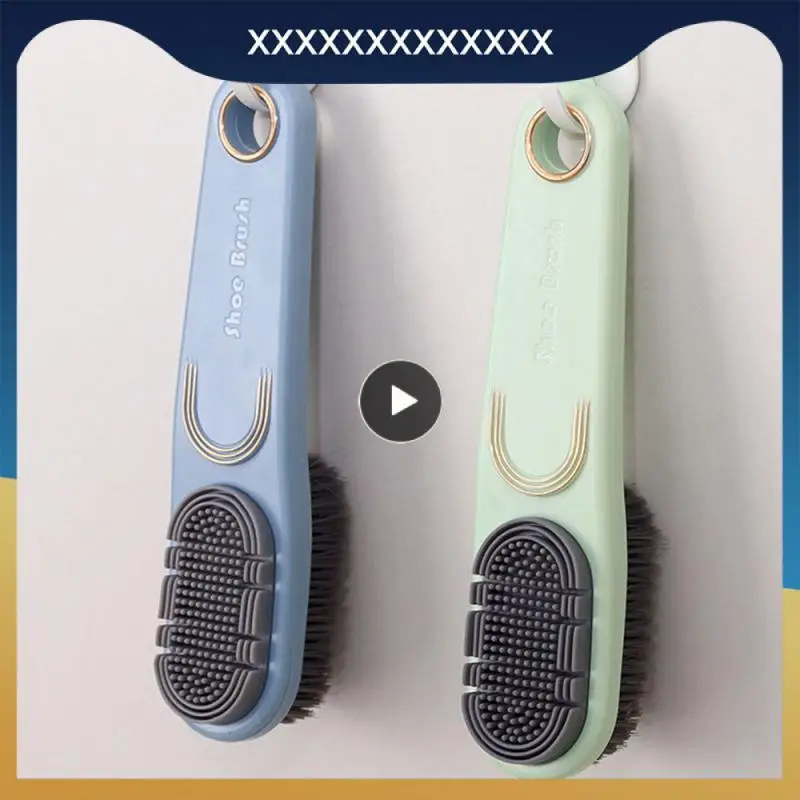 

Preferred Material Rubber Don't Hurt Shoes Double-sided Clean Dense And Flexible Shoe Brush Strong Cleaning Power Multi-function