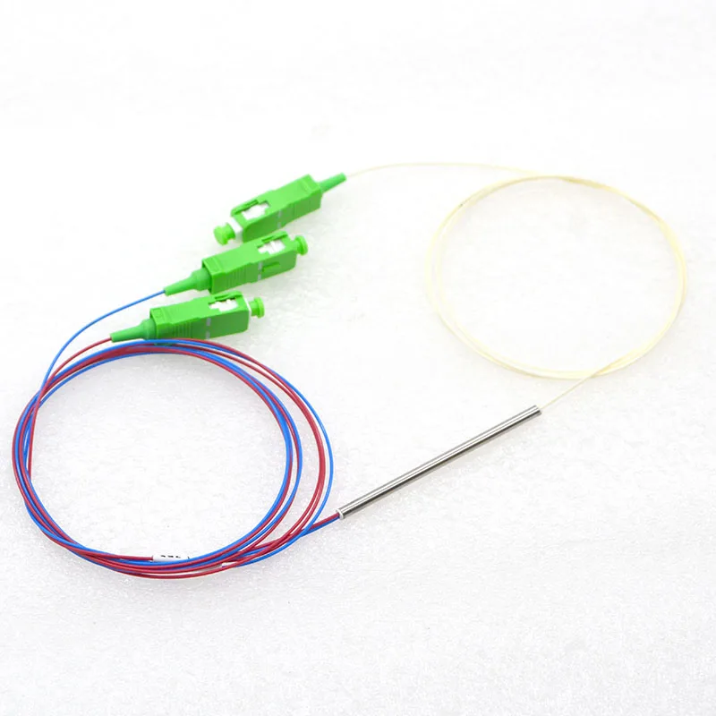 10 шт. Новый 0 9 мм SM SC UPC APC 1x2 мини стальная трубка вытяжной конусный