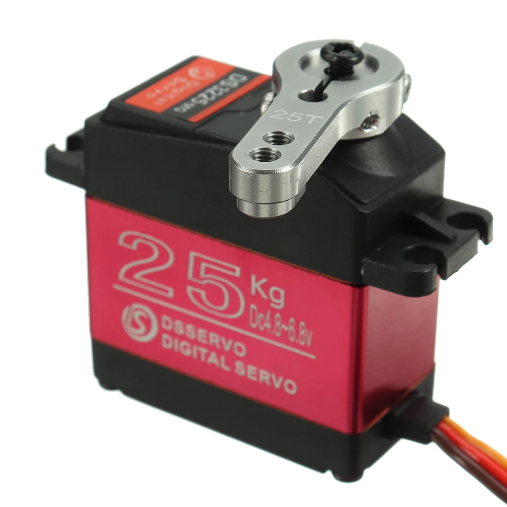 

DSSERVO DS3225MG 25KG Waterproof Metal Gear Digital Servo For 1/8 1/10 1/12 RC Cars